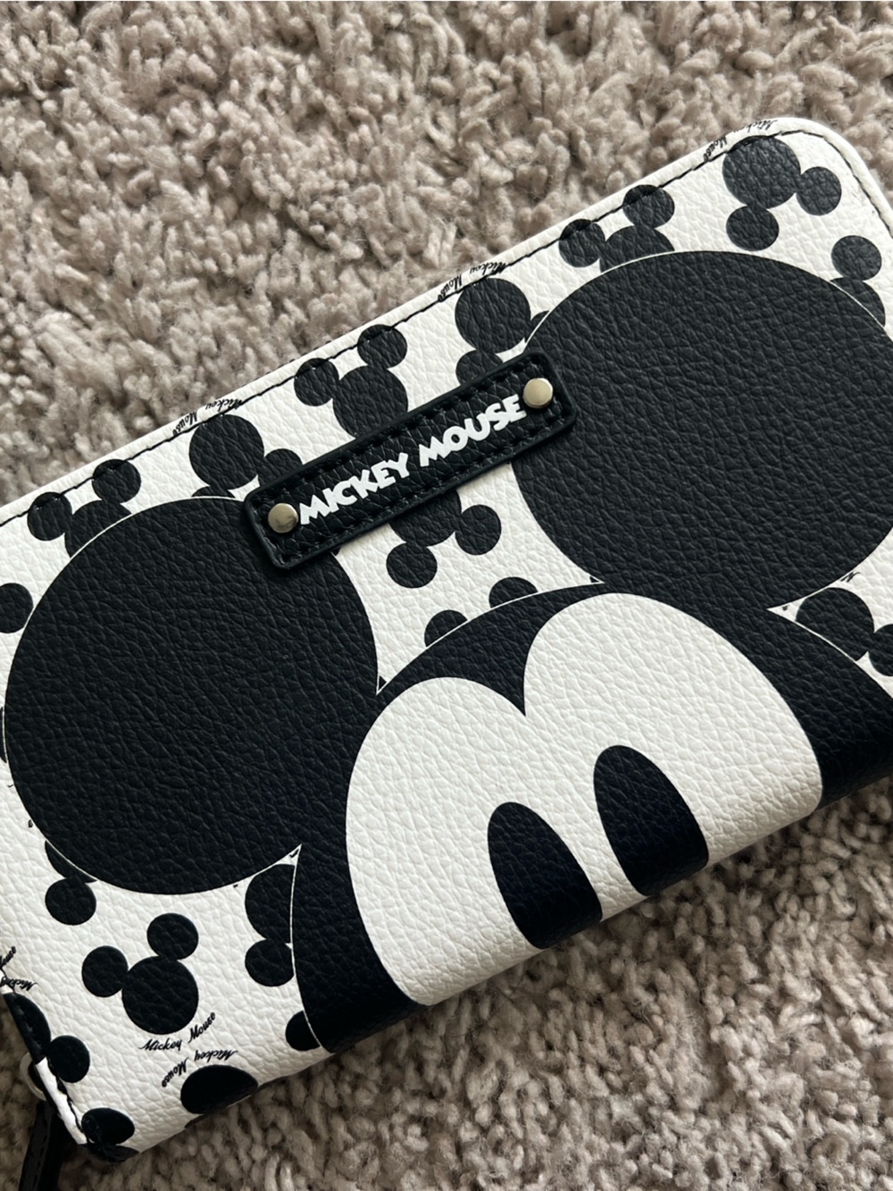 Mickey Mouse Black & White Wallet